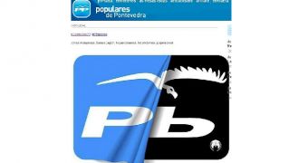 Website of Spain’s People’s Party defaced by Anonymous