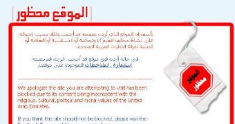 UAE ISPs block a number of websites