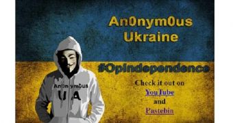 Anonymous Ukraine attacks the opposition