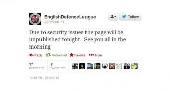 The English Defence League is concerned about OpEDL