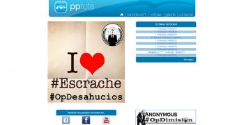 PP Rota defaced by Anonymous hackers