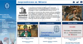 Site of Archdiocese of Mexico was recently hacked and defaced by Anonymous