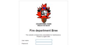 Website of Belgian fire department hacked