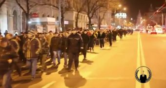 Protest in Romania backed up by Anonymous