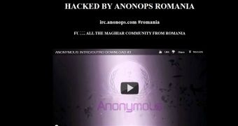 Anonymous Romania Defaced City Hall Site to Protest Against Hungarian Community