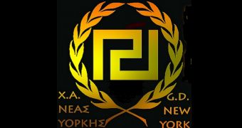 Golden Dawn website just before being taken down by Anonymous