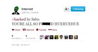 @Anon_Central "hacked" by Sabu