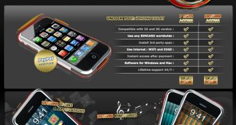 A screenshot of The-iPhone-Unlock.com website