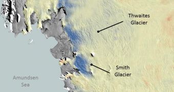 CryoSat reveals thinning ices in west Antarctica