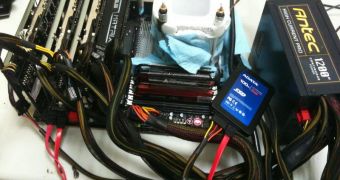 3DMark 06 world record system powered by Antec HCP-1200 PSU