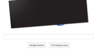 Google's SOPA censored logo
