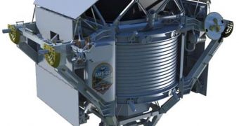 The Alpha Magnetic Spectrometer (AMS) will hunt for antimatter galaxies once it is installed on the ISS in 2010