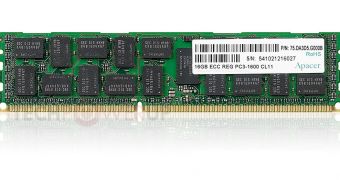 Apacer's 16 GB ECC RMIMM DDR3 memory module