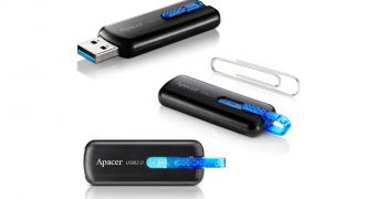 Apacer Launches AH354 Flash Drive with USB 3.0 Interface