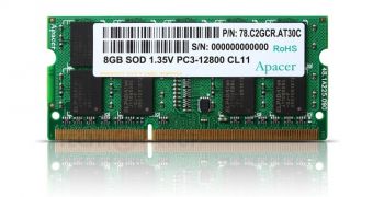 Apacer's New DDR3-1600 8 GB Memory Modules
