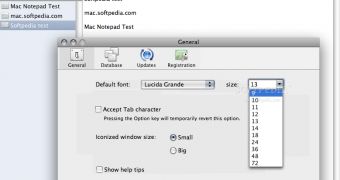 notepad for mac os x