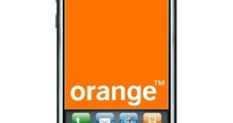 Apple's iPhone with Orange's logo