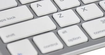 Apple keyboard (closeup)