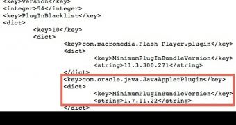 Java blacklisted