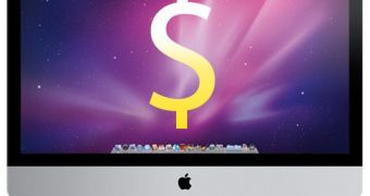 iMac with a dollar sign on it