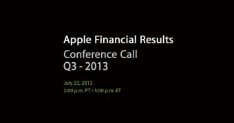 FY 13 Third Quarter Results Conference Call banner
