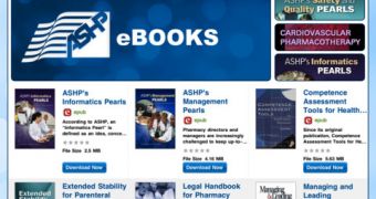 ASHP eBooks interface