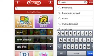 Chomp application screenshot