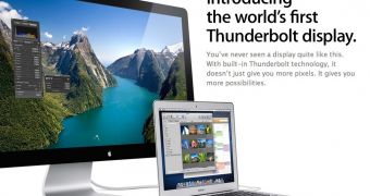 Apple Thunderbolt Display (27-inch) marketing material
