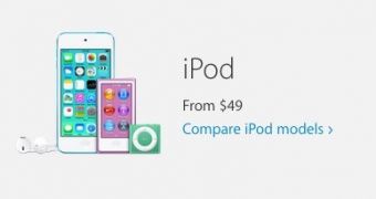 iPod promo on Apple.com