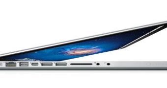 MacBook Pro Apple gallery photo (modified to appear slimmer)
