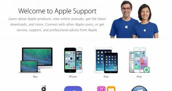 Apple Support page