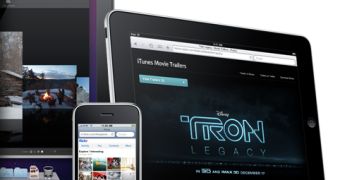 Apple promo banner featuring MacBook, iPhone, and iPad