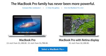 The new MacBook Pro family, one member short