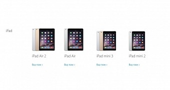 Current iPad lineup