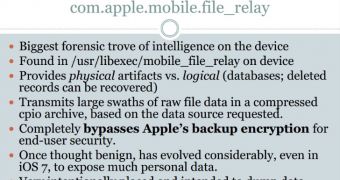 Functionality of file_relay service in iOS
