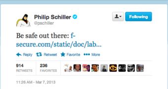 Phil Schiller tweet