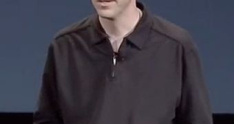 Scott Forstall speaking at the iPhone Software Roadmap event on 6 March 2008