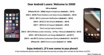 iPhone 6 versus Nexus 6