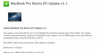 MacBook Pro Retina EFI Update 1.1