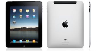 iPad WiFi+3G model (front, back, and side)