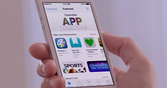 iPhone displays App Store