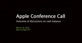 Apple Conference Call banner