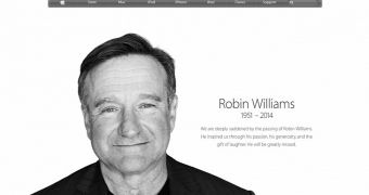 Robin Williams on apple.com