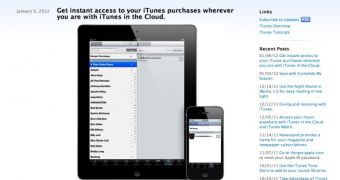 iTunes in the Cloud marketing