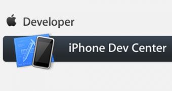 iPhone Dev Center header