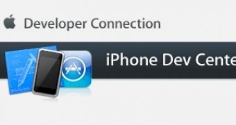 iPhone Dev Center header