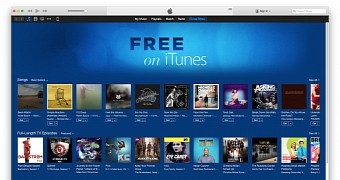 Free on iTunes section