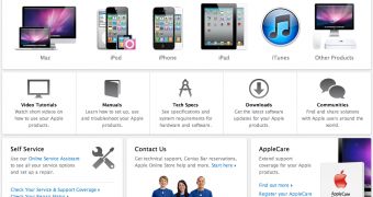 The new Apple Support web site