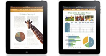 Apple iWork for iPad promo material