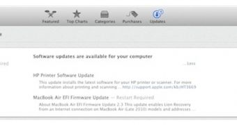 Software Update via Mac App Store